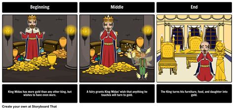 king midas and the golden touch theme